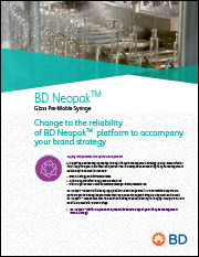 Brochure BD Neopak™ Glass Prefillable Syringe For Biotech (Life Cycle Management)